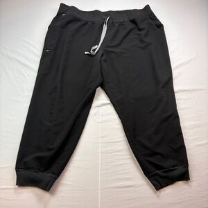 Figs Jamora Black Jogger Scrub Pants